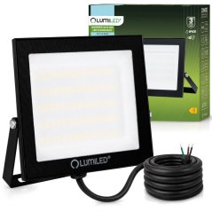 Reflektor LED ZONER2 50W 5000lm 6500K IP65 čierny LUMILED