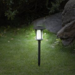 LED solárna záhradná lampa BOLTON Plug-in 4000K 1,6W IP44 43cm Súmrakový senzor