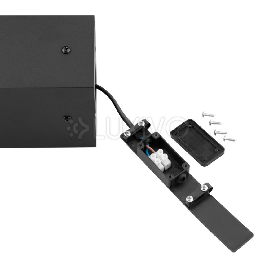 Záhradný vonkajší stojaci LED stĺp E27 12W TAXUS 2 80cm LUMILED