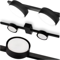 OVILO LED halogénové stropné svietidlo 2x GX53 Bodové nástenné svietidlo Reflektor LUMILED