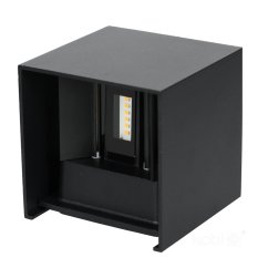 Nástenné svietidlo LED 6W 420lm 3000K neutrálna 2x LED IP54 čierna Querk