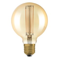 Dekoratívna LED žiarovka E27 G95 8,8W = 60W 806lm 2200K Warm 320° Filament Dimmable OSRAM Vintage 1906