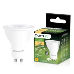 LED žiarovka GU10 reflektor PAR16 1, 5W = 15W 150lm 3000K teplá 36° LUMILED