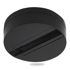 Adaptér základne na montáž jednofázových reflektorov čierny LUMILED