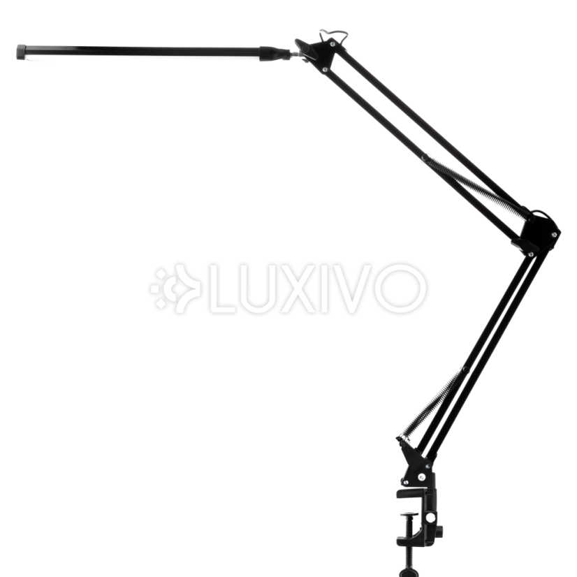 Stolová kresliarska LED lampa 8W CCT USB stmievateľná COSMI čierna Lumiled
