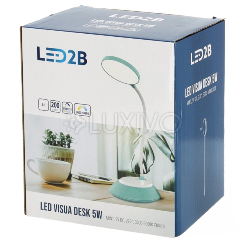 Stolná lampa LED 5W bezdrôtovo stmievateľná CCT DIM Mint Kobi