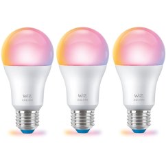 3x LED žiarovka E27 A60 8,8W = 60W 806lm 2200-6500K RGB + TW Smart SMART WiFi Bluetooth App WiZ