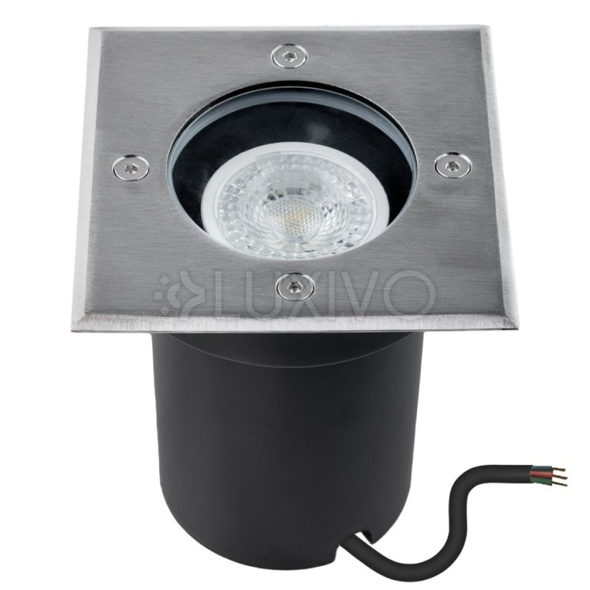 Zapustené GU10 IP67 IK09 štvorcové CATIO 2 LUMILED