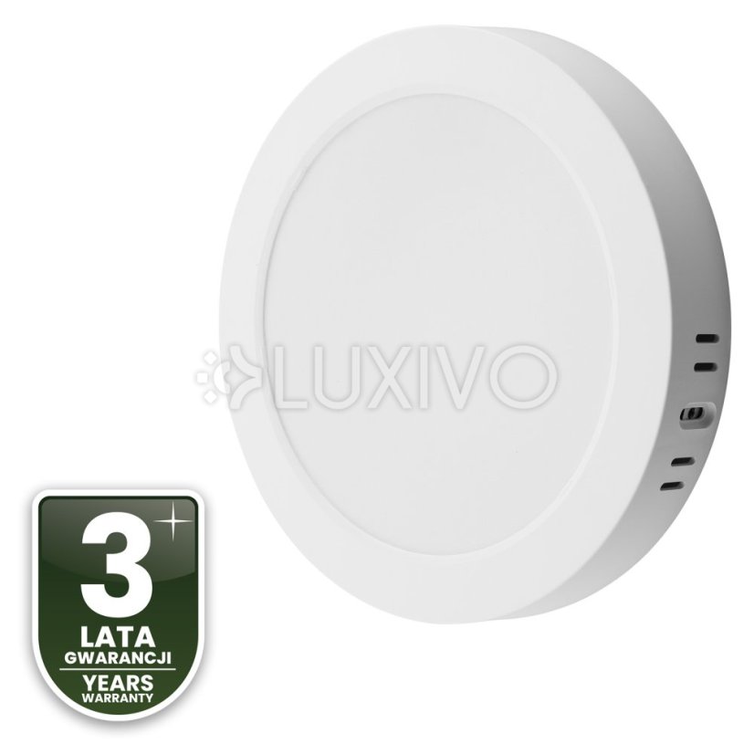 Povrchová montáž LED stropného svietidla 18W Kruhové svietidlo 4000K GLOW White LUMILED