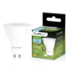 LED žiarovka GU10 reflektor PAR16 12W = 100W 1320lm 6500K studená 120° LUMILED