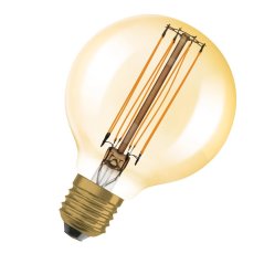 Dekoratívna LED žiarovka G80 Sphere E27 8,8W = 60W 806lm 2200K Warm 320° Filament Dimmable Vintage 1906 Osram
