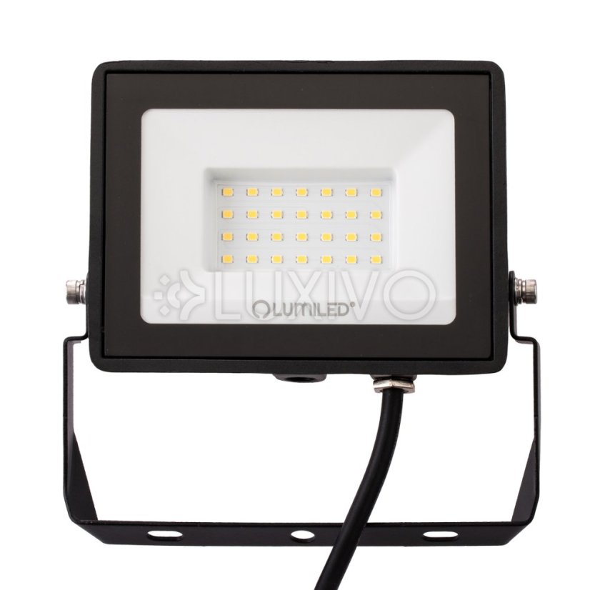 LED reflektor ZUNA2 30W 2700lm 6500K IP65 Black LUMILED