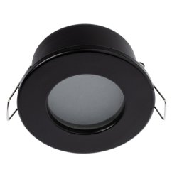 Svietidlo HALOGEN Skrytý kúpeľňový podhľad Hermetický AQUS GU10 LUMILED Black IP44 FIXED