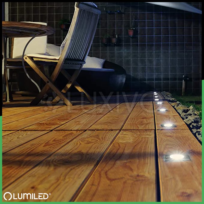 Zapustené GU10 IP67 IK09 štvorcové CATIO 2 LUMILED