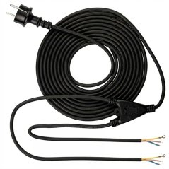 Napájací kábel 2m 3x0, 75 pre LED reflektor pracovnej lampy IP44 LUMILED