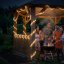 Girlanda solárna záhradná 100x LED dekoračná 11, 9m had 3000K teplá DALEN LUMILED