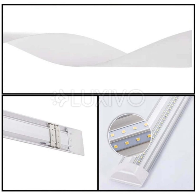 LED lineárne garážové svetlo 18W 6500K studená farba 60cm