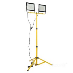 Vonkajší záhradný LED reflektor 200W 17000lm 4000K neutrálna biely 110° stmievateľný IP54 IK06 čierny žltý Tigra Kobi