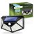 Solárne reflektory LED Halogénová záhradná lampa 6500K IP65 Senzor pohybu a súmraku VERIS LUMILED