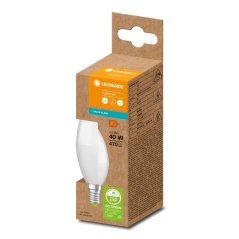 LED žiarovka PCR E14 B40 4,9W = 40W 470lm 4000K 200° Eco Recycling Warm LEDVANCE