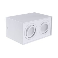 Nástenné bodové svietidlo 2x GU10 biela HADAR