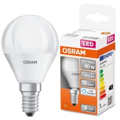 LED žiarovka E14 P40 5,5W = 40W 470lm 6500K Cold 200° OSRAM Star