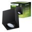 Povrchová montáž HALOGEN Pohyblivé svietidlo AMAT-M GU10 LUMILED Square Black 84mm