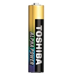 TOSHIBA ALPHA POWER LR03 AAA 1,5V alkalické batérie blister 4ks