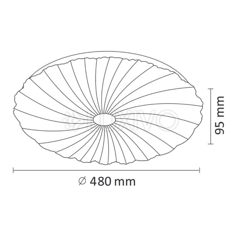 LED plafón stropný 72W 8000lm CCT 120° biely stmievateľný s diaľkovým ovládaním Flower Sanico Goldlux