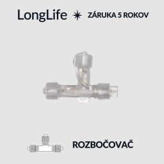 LongLife rozbočovač pre spojovateľné reťaze priesvitný