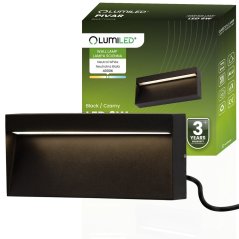 Vonkajšia záhradná nástenná lampa 6W LED IP54 PIVAR LUMILED