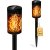 Solárna záhradná lampa LED Driving Torch 39cm IP44 Dusk Sensor