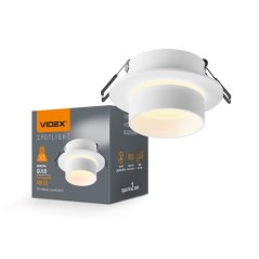 Zapustené stropné svietidlo HALOGEN 1x GU10 White Videx