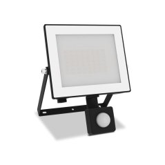 LED reflektor 30W 3200lm 5000K IP65 so senzorom pohybu a súmraku čierny Lois Philips
