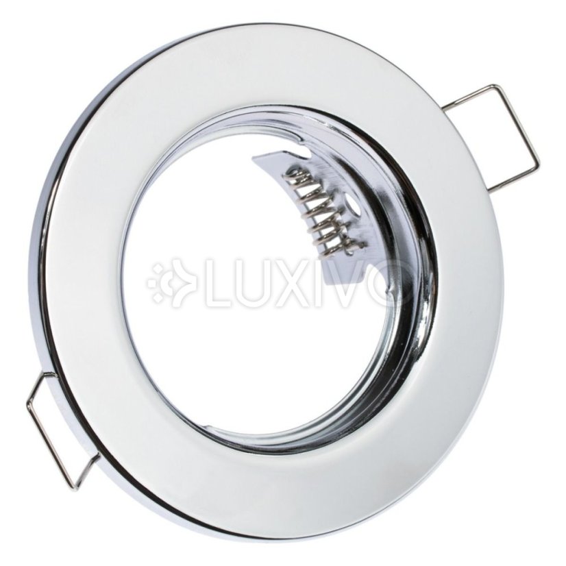 Svietidlo HALOGEN Pod omietku Pevné okrúhle ARDALI Chrómový plech MR16 GU10