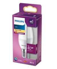 LED žiarovka E14 B35 4,9W = 40W 470lm 2700K teplá matná PHILIPS