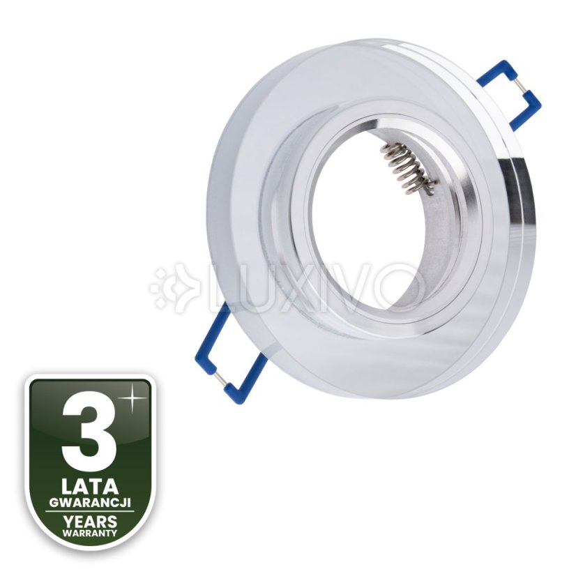 LED GU10 MR16 pevné okrúhle halogénové stropné svietidlo Ariel transparentné