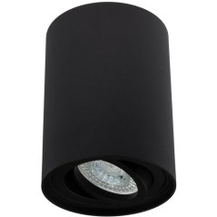 Nástenné svietidlo halogénové spot tuba pohyblivé GU10 okrúhle čierna 115mm AMAT-L Lumiled