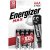 4x ENERGIZER MAX AAA LR03 1,5V batérie Blister