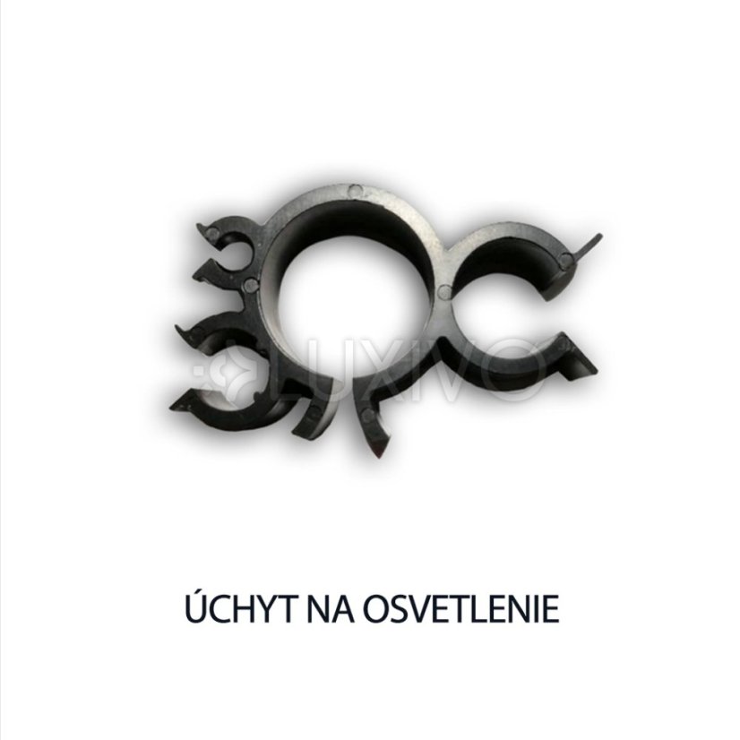 Univerzálny úchyt na odkvap pre vianočné osvetlenie