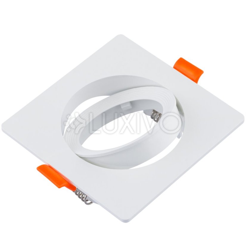 Halogénové svietidlo na zapustenú montáž Hranaté biele GU10 MR16 VENTUS Lumiled