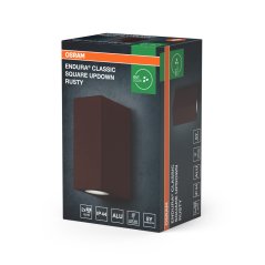 Vonkajšie nástenné svietidlo GU10 IP44 hnedá Endura Osram
