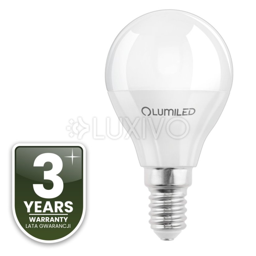 LED žiarovka E14 P40 Bulb 5W = 40W 450lm RGB CCT Stmievateľná Smart TUYA WiFi SMART SAYO LUMILED