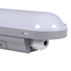 Hermetické zapustené svietidlo LED 36W 3600lm 4000K neutrálna 110° IP65 obdĺžnikové nástenné sivé DICHT Kanlux