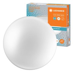 LED stropný plafón 12W 900lm 4000lm neutrálny IP44 biely so zvukovým senzorom stropný Ledvance