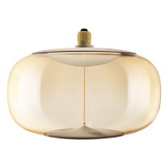 Dekoratívna LED žiarovka E27 12W = 42W 500lm 1800K teplá 320° jantárová filament stmievateľná vintage 1906 Osram