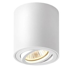 Stropné svietidlo HALOGEN SPOT pre povrchovú montáž 1x GU10 Moving white Videx