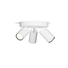 Reflektorová stropná lampa 3x GU10 IP44 biela Kosipo Philips