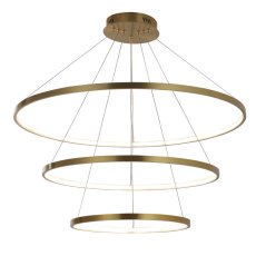 Závesná lampa 60W 8000lm 4000K neutrálna 120° zlatá LEA