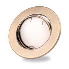 Zapustené svietidlo halogénové pohyblivé okrúhle AURELI antik plech MR16 GU10 Lumiled